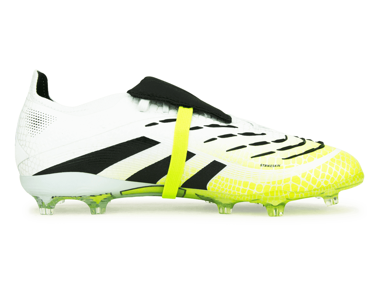 adidas Kids Predator Elite Foldover Tongue FG White/Black/Green