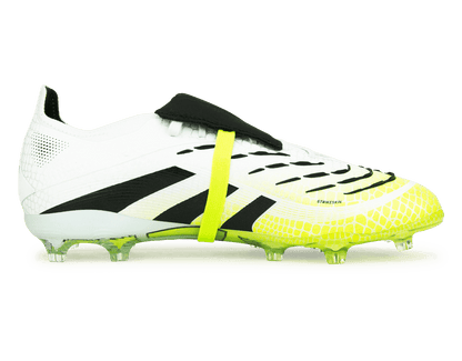 adidas Kids Predator Elite Foldover Tongue FG White/Black/Green