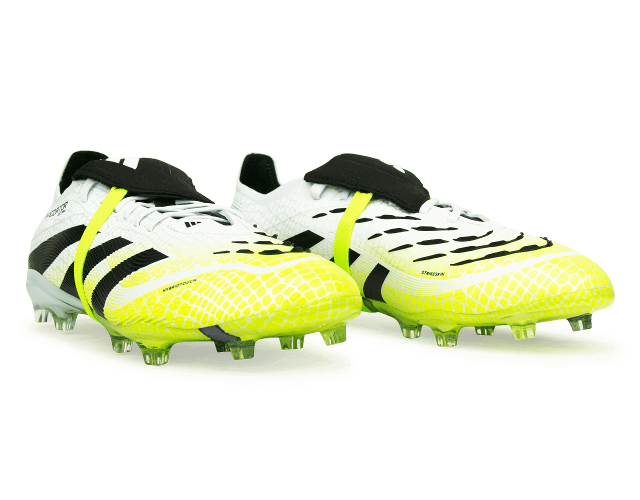 adidas Kids Predator Elite Foldover Tongue FG White/Black/Green