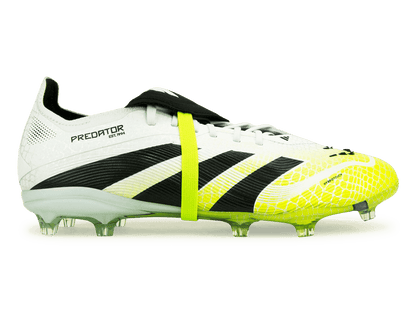 adidas Kids Predator Elite Foldover Tongue FG White/Black/Green