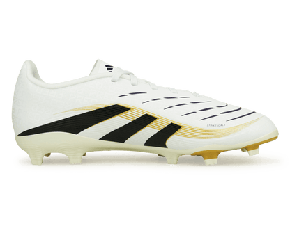adidas Kids Predator League FG/MG White/Black/Gold