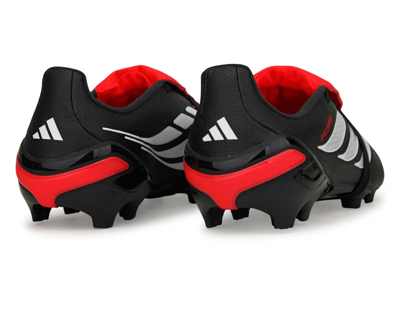 adidas Kids Predator League Foldover Tongue FG/MG Black/Lucid Red
