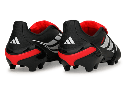 adidas Kids Predator League Foldover Tongue FG/MG Black/Lucid Red