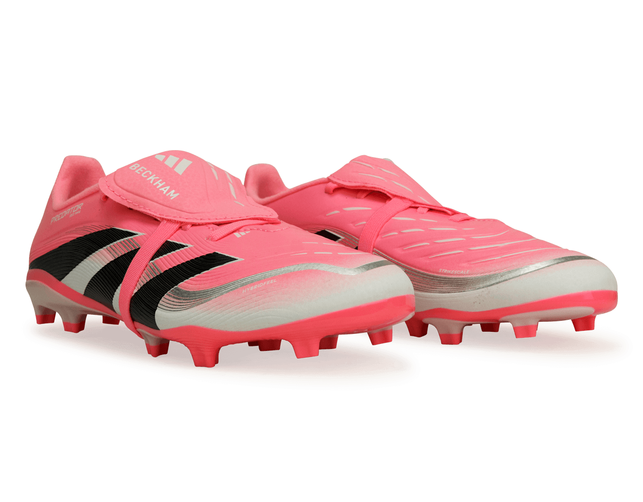 adidas Kids Predator League Foldover Tongue FG/MG Pink/Black/White