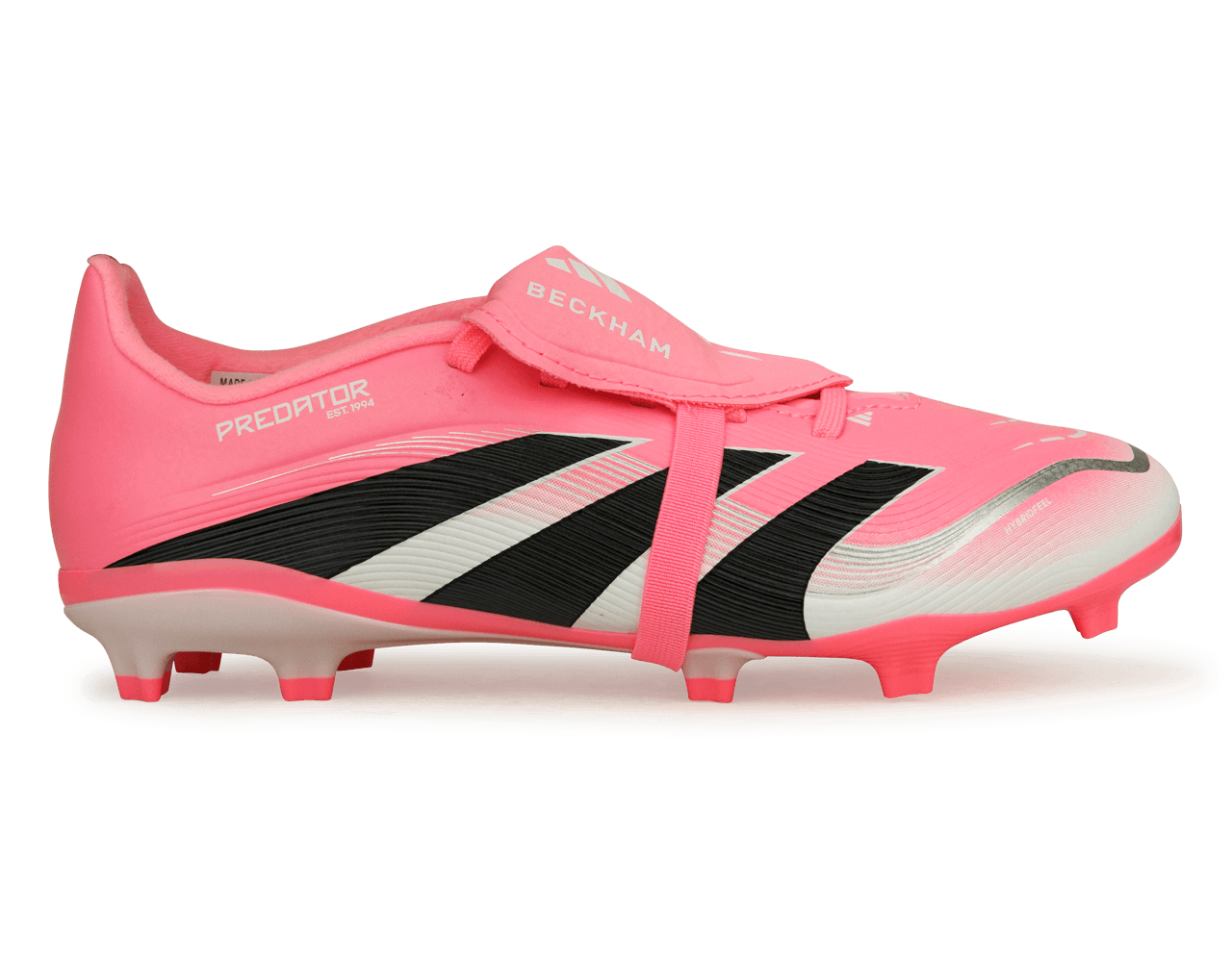 adidas Kids Predator League Foldover Tongue FG/MG Pink/Black/White
