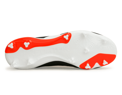 adidas Kids Predator League Laceless FG Core Black/Solar Red