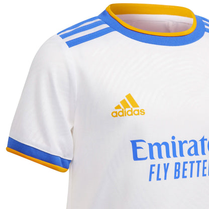 adidas Kids Real Madrid 2021/22 Home Minikit White/Blue