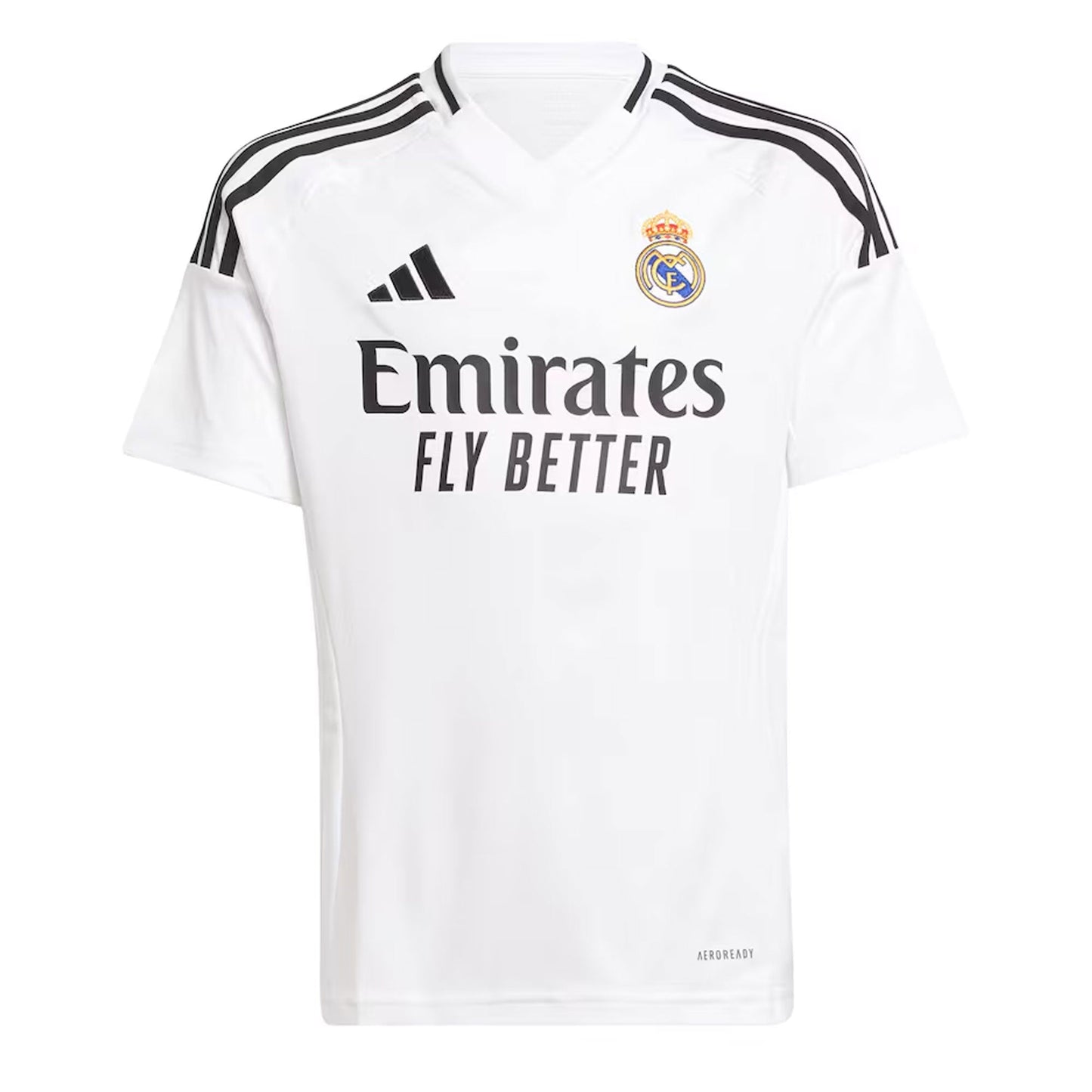 adidas Kids Real Madrid 2024/25 Home Jersey w/ Vini Jr #7 Printing