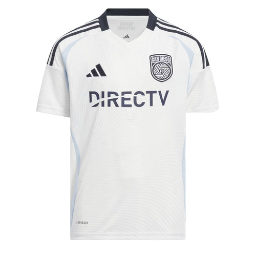 adidas Kids San Diego DC 2025/26 Away Jersey White