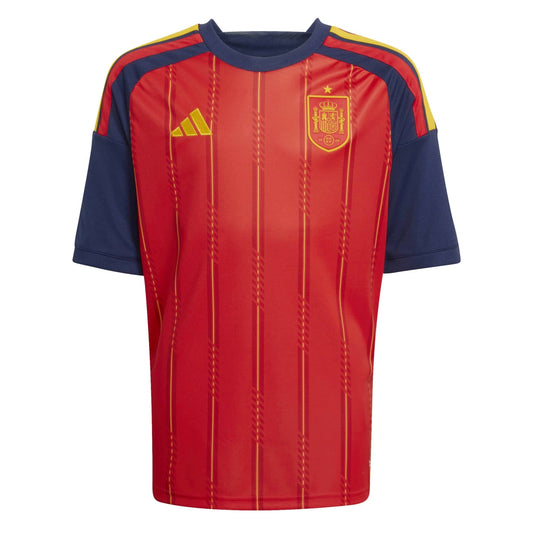 adidas Kid's Spain World Cup 2026 Home Jersey Red