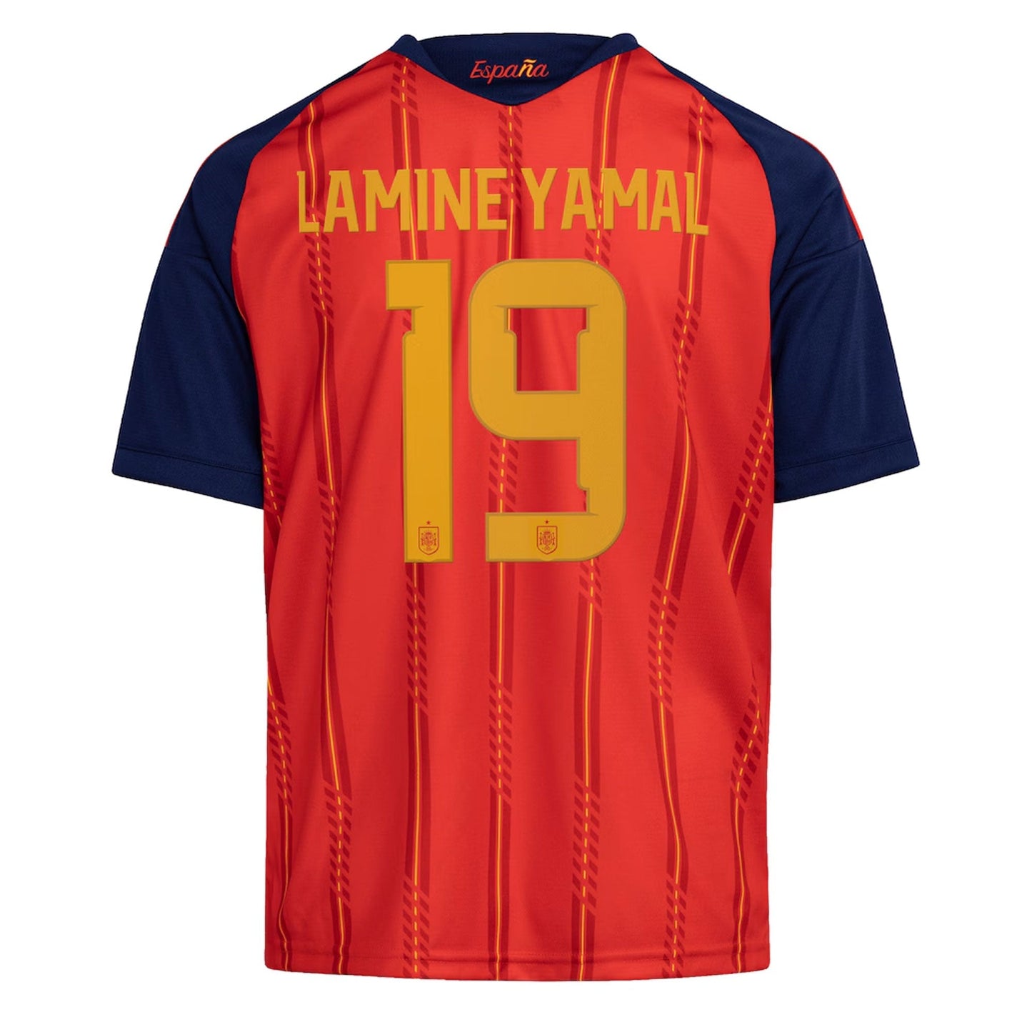 adidas Kid's Spain World Cup 2026 Home Jersey w/ Lamine Yamal #19 Printing