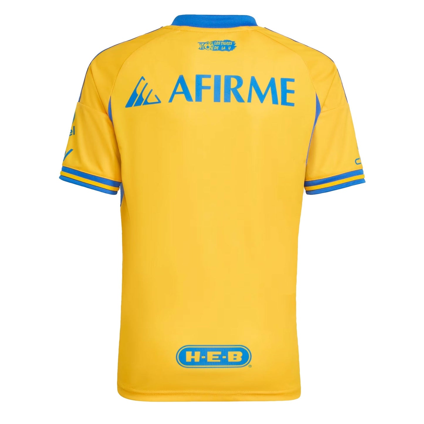 adidas Kids Tigres UANL 2025/26 Home Jersey Gold/Black