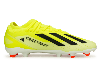 adidas Kids X Crazyfast League FG Solar Yellow/Core Black
