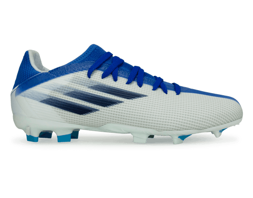 adidas Kids X Speedflow.3 FG White/Navy/Sky Blue