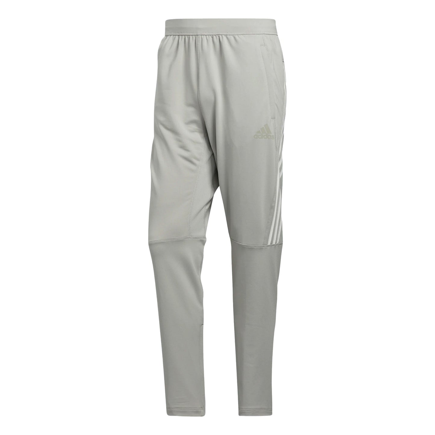 adidas Men's Aeroready 3-Stripes Cold Weather Knit Pants Metal Grey