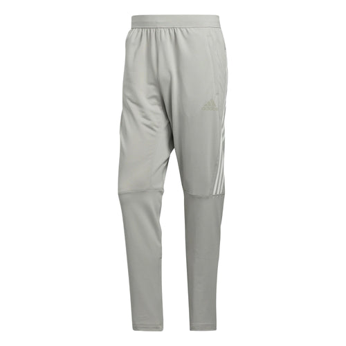 adidas Men's Aeroready 3-Stripes Cold Weather Knit Pants Metal Grey