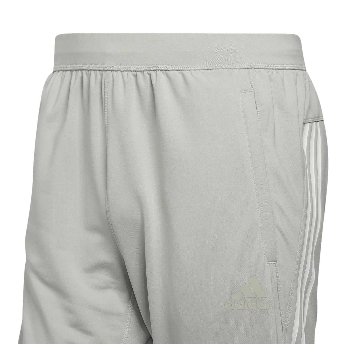 adidas Men's Aeroready 3-Stripes Cold Weather Knit Pants Metal Grey