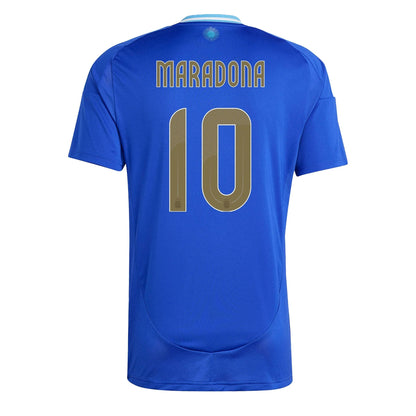 adidas Men's Argentina 2024/25 Away Jersey w/ Maradona #10 Printing