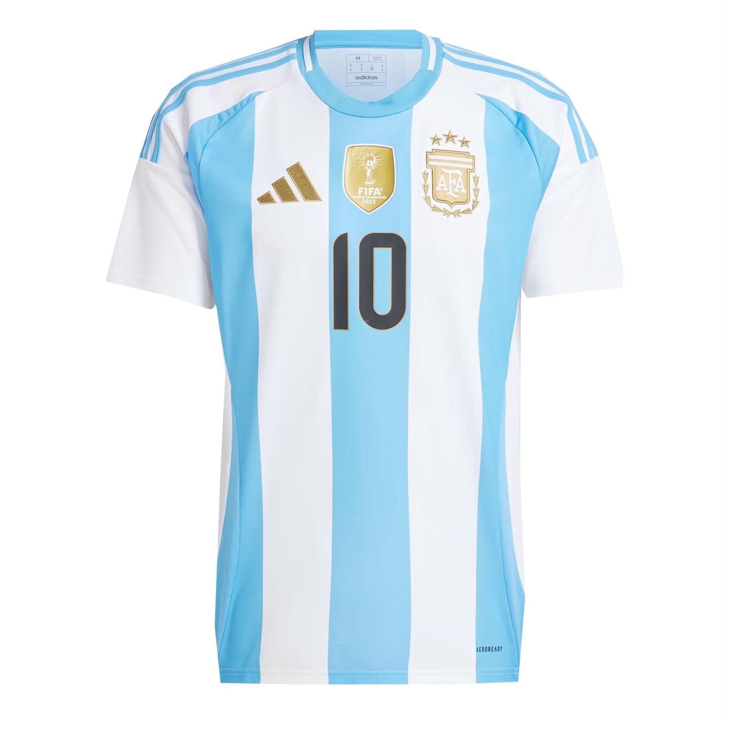 adidas Men's Argentina 2024/25 Home Jersey w/ Messi #10 Printing