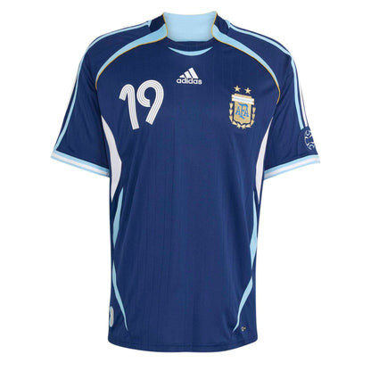 adidas Men's Argentina Away Jersey 2006 Messi Dark Blue