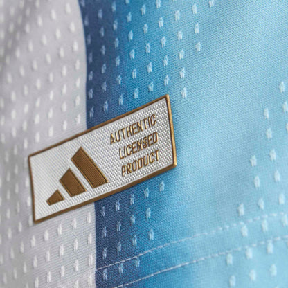 adidas Men's Argentina World Cup 2026 Authentic Home Jersey w/ Messi #10 Printing