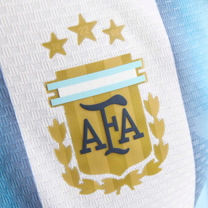 adidas Men's Argentina World Cup 2026 Authentic Home Jersey w/ Messi #10 Printing
