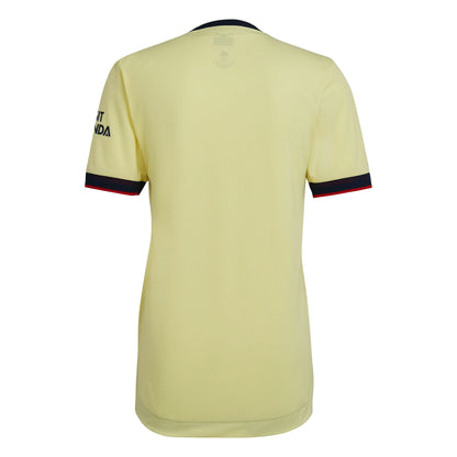 adidas Men's Arsenal 2021/22 Authentic Away Jersey Pearl Citrine