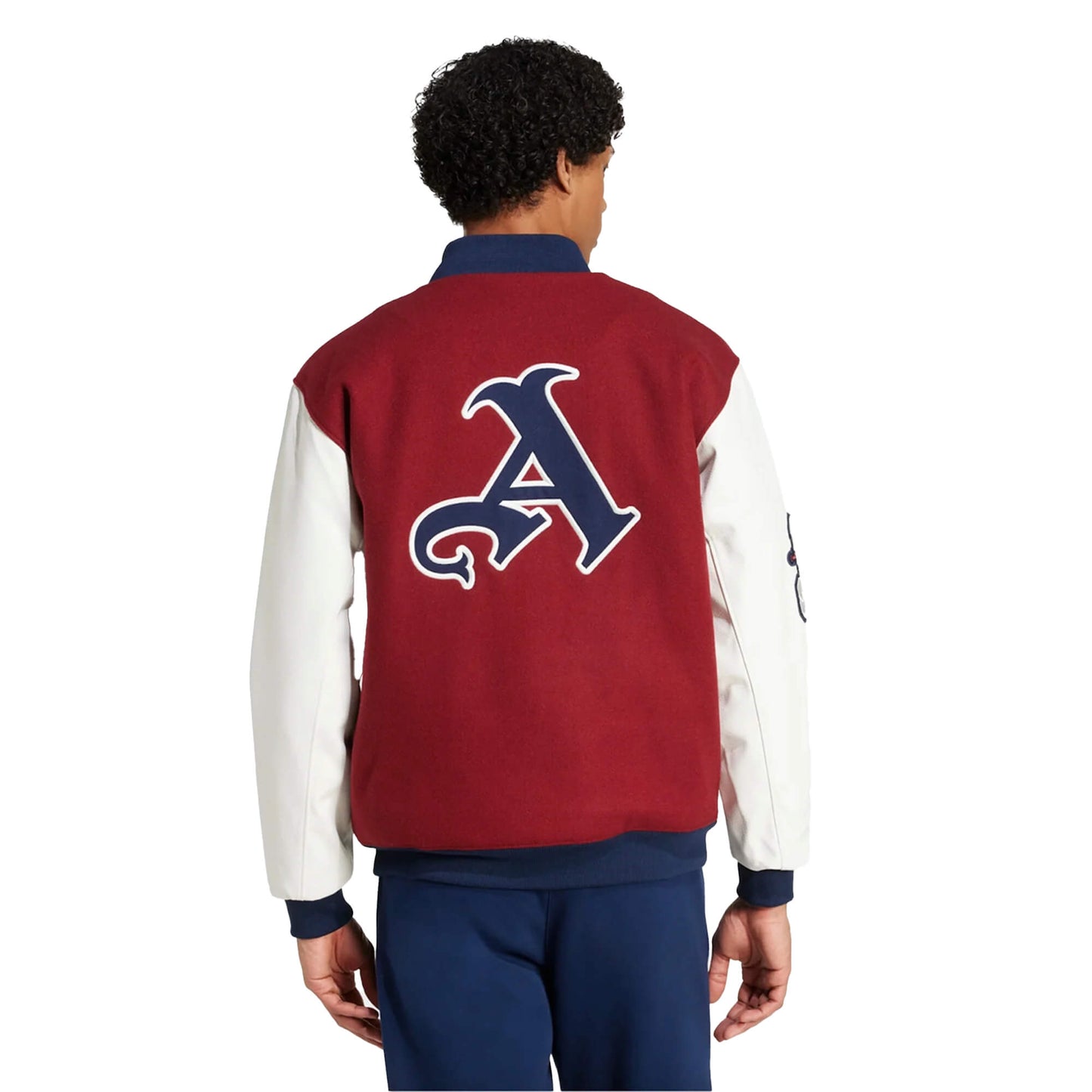 adidas Men's Arsenal 2024/25 VRCT Jacket Burgundy/White/Navy