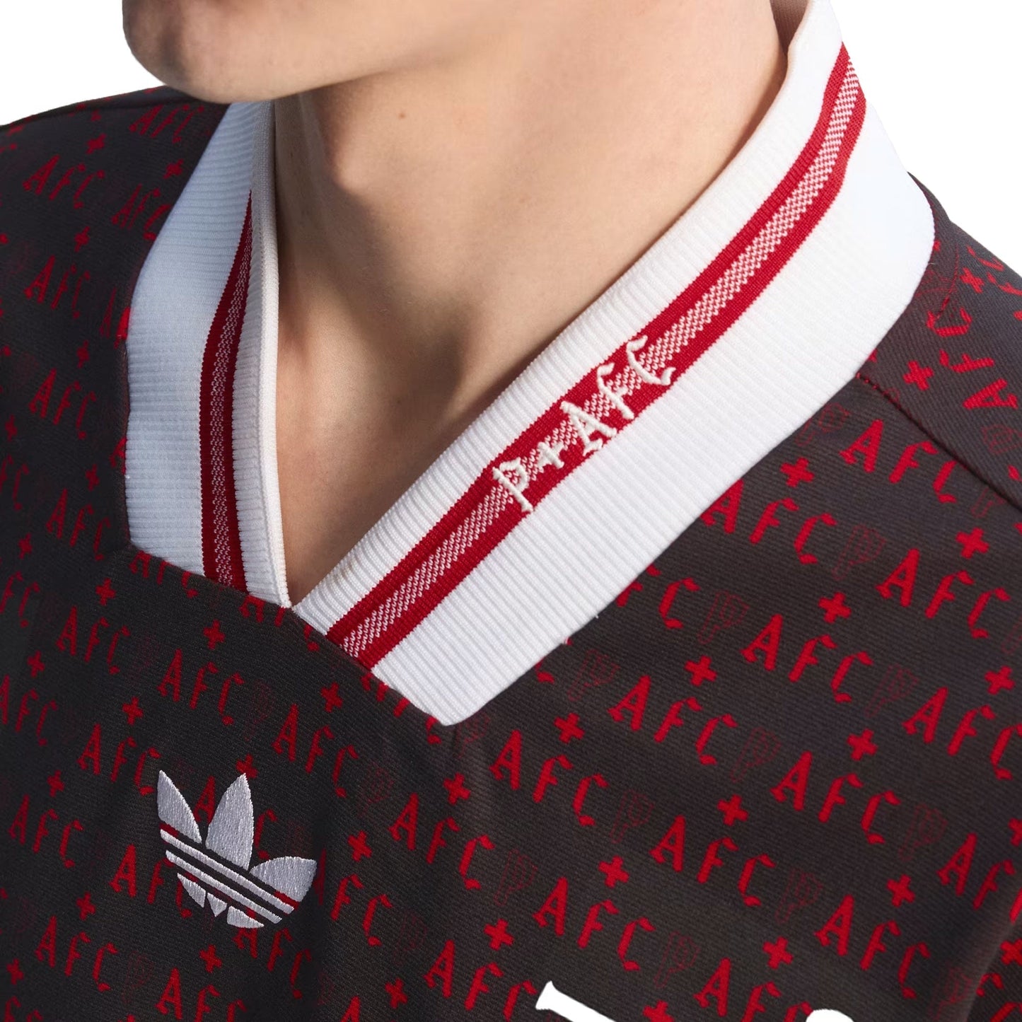 adidas Men's Arsenal FC Places+Faces Lifestyler Jersey Black/White