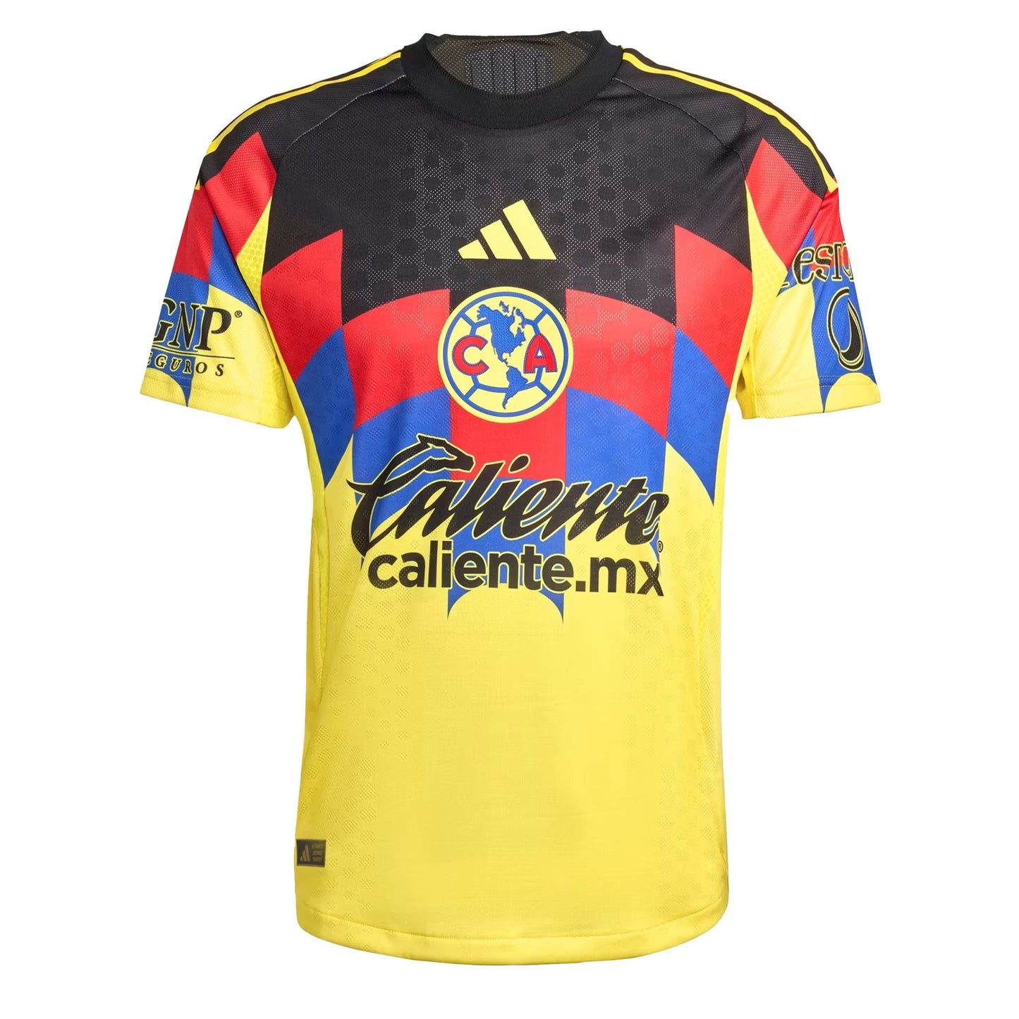 adidas Men's Club America 2025/26 Authentic Home Jersey Yellow