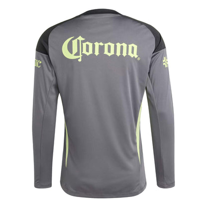 adidas Men's Club America 2025/26 Goalkeeper Long Sleeve Jersey Grey Five
