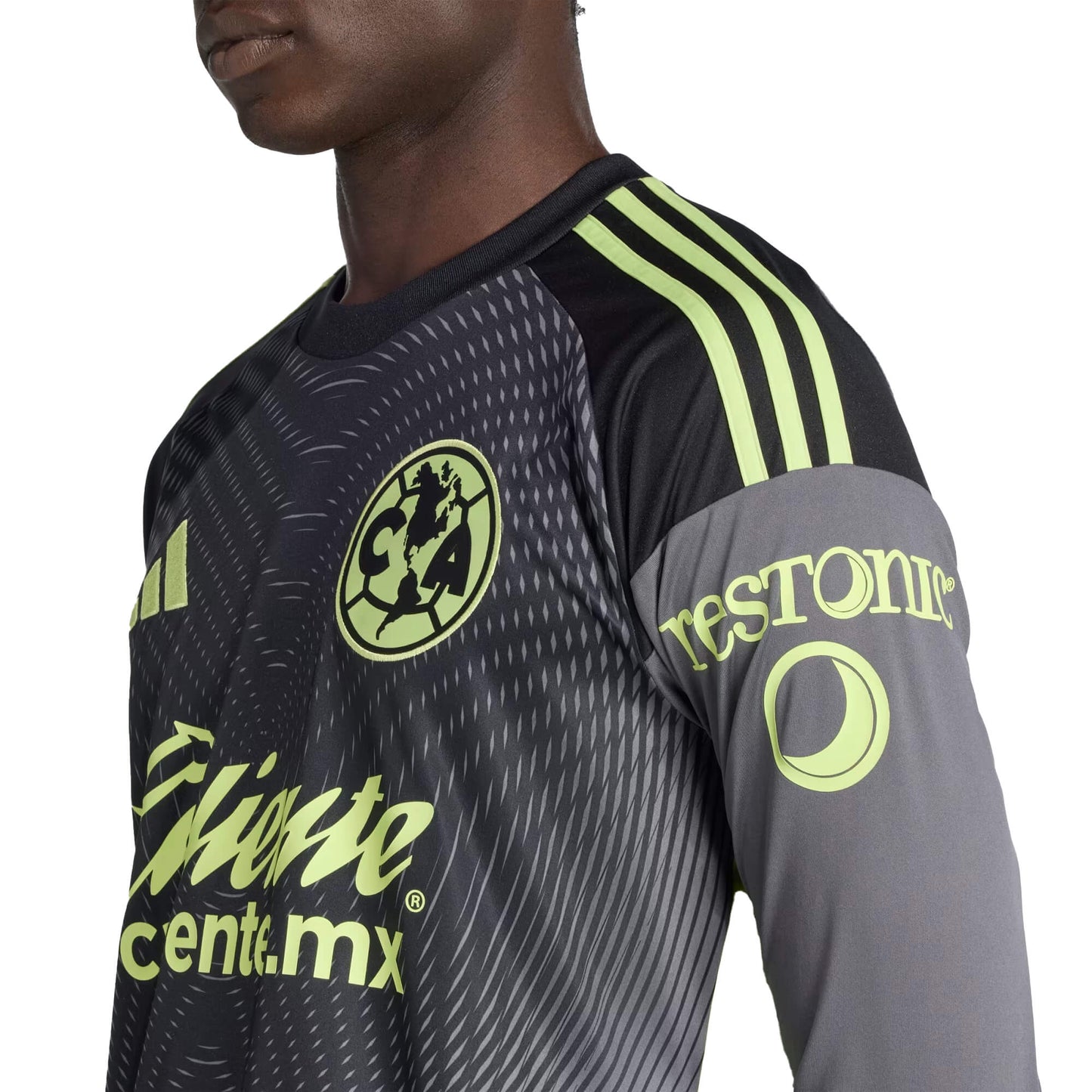 adidas Men's Club America 2025/26 Goalkeeper Long Sleeve Jersey Grey Five