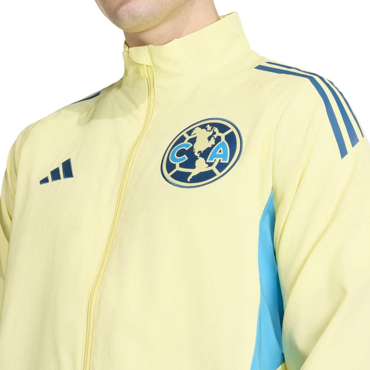 adidas Men's Club America Presentation Jacket Team Yellow