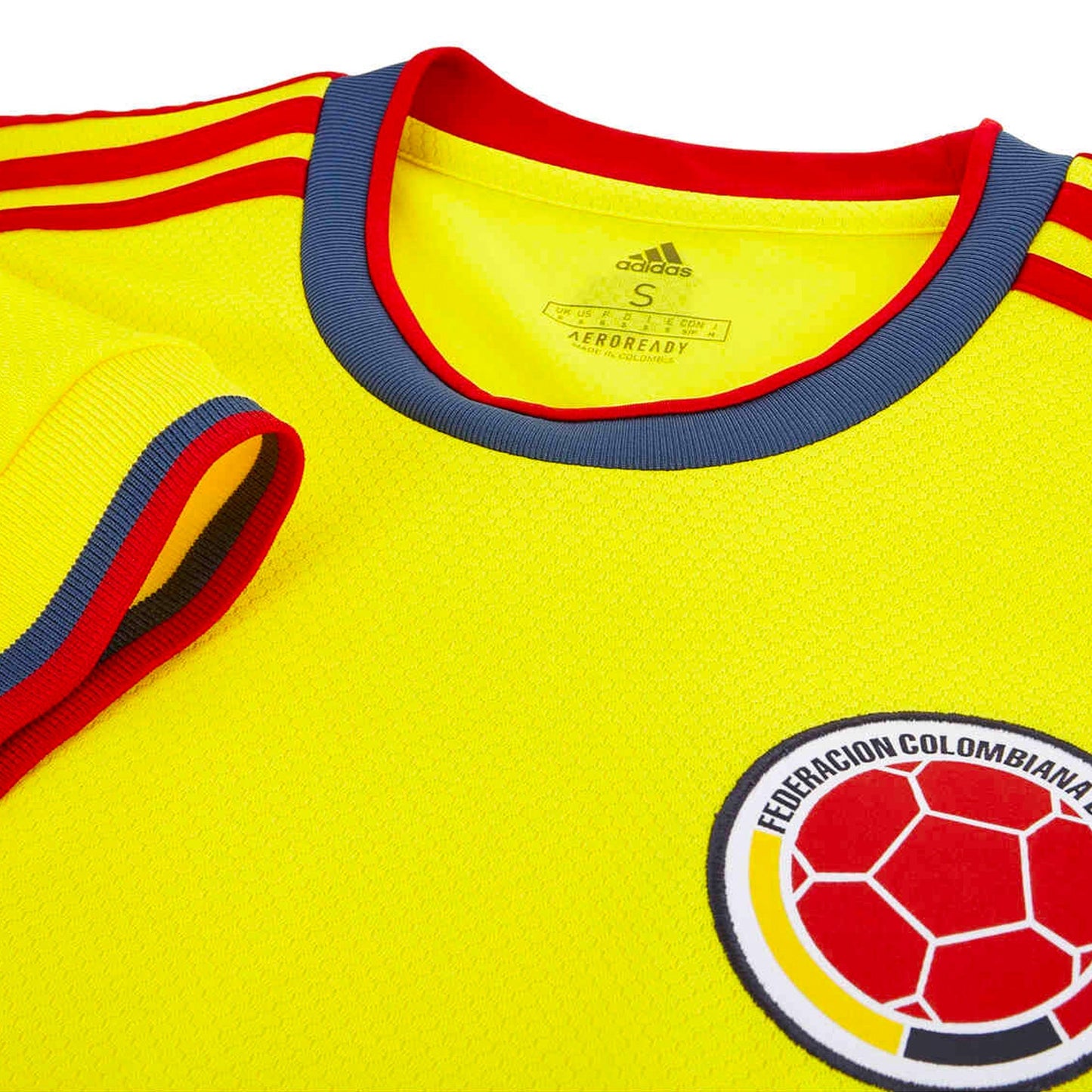 adidas Men's Colombia 2021/22 Home Jersey Bright Yellow