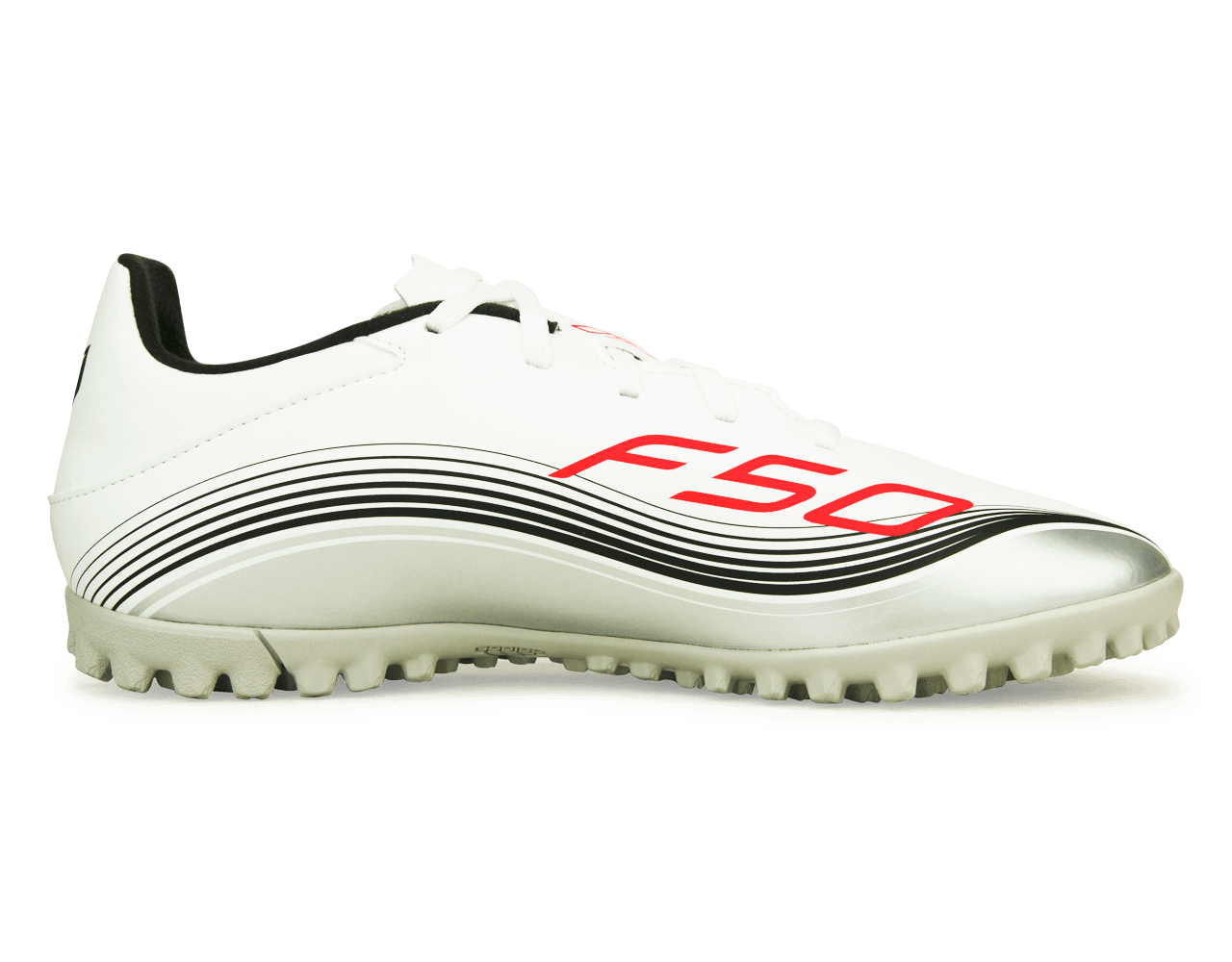 adidas Men's F50 Club Messi TF White/Red/Silver
