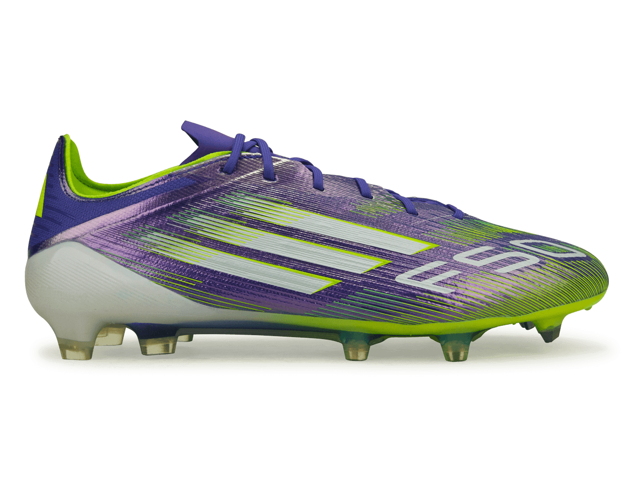 adidas Men's F50 Elite FG Purple/White/Lemon
