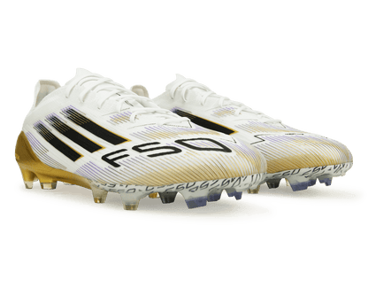 adidas Men's F50 Elite FG White/Black/Gold