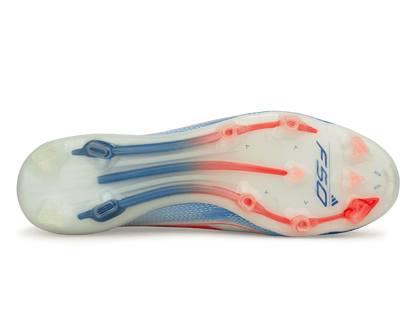 adidas Men's F50 Elite FG White/Lucid Blue