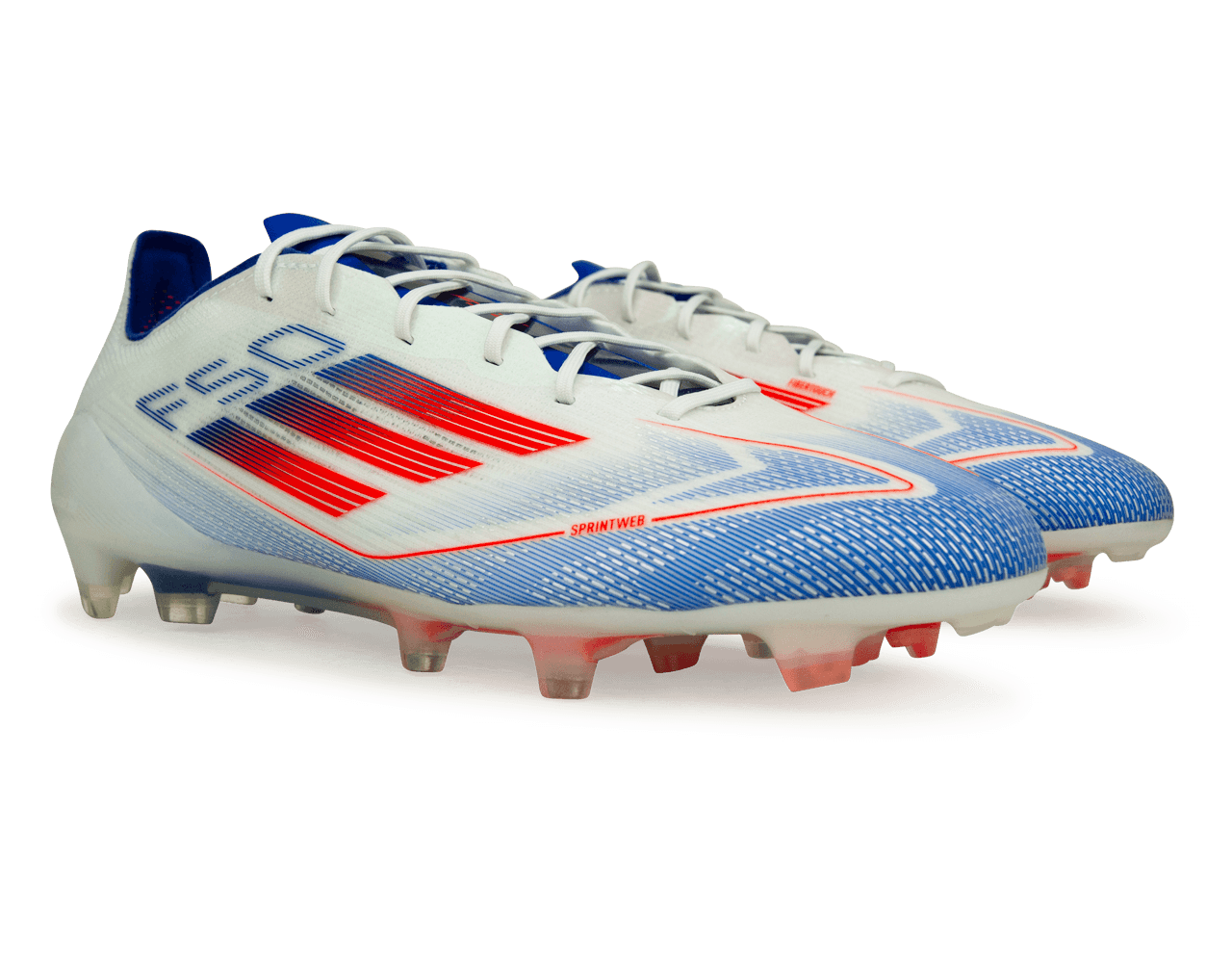 adidas Men's F50 Elite FG White/Lucid Blue
