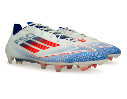 adidas Men's F50 Elite FG White/Lucid Blue