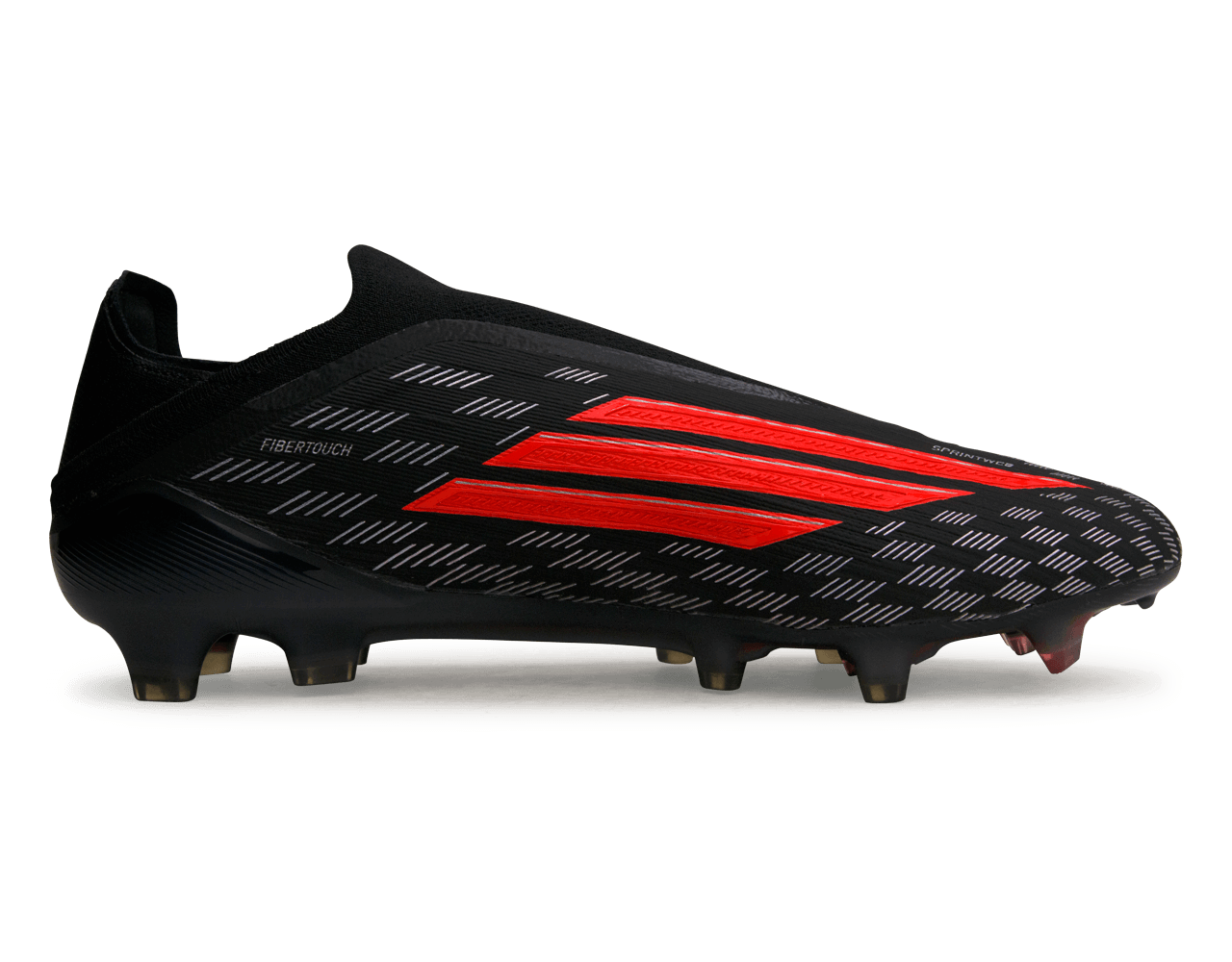 adidas Men's F50 Elite Laceless FG Black/White/Red