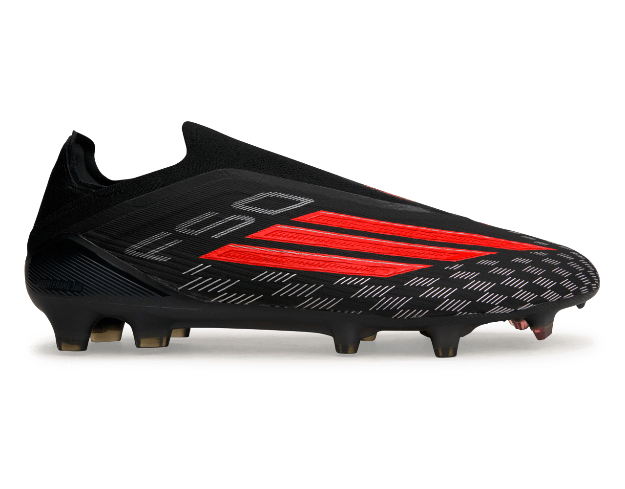 adidas Men's F50 Elite Laceless FG Black/White/Red