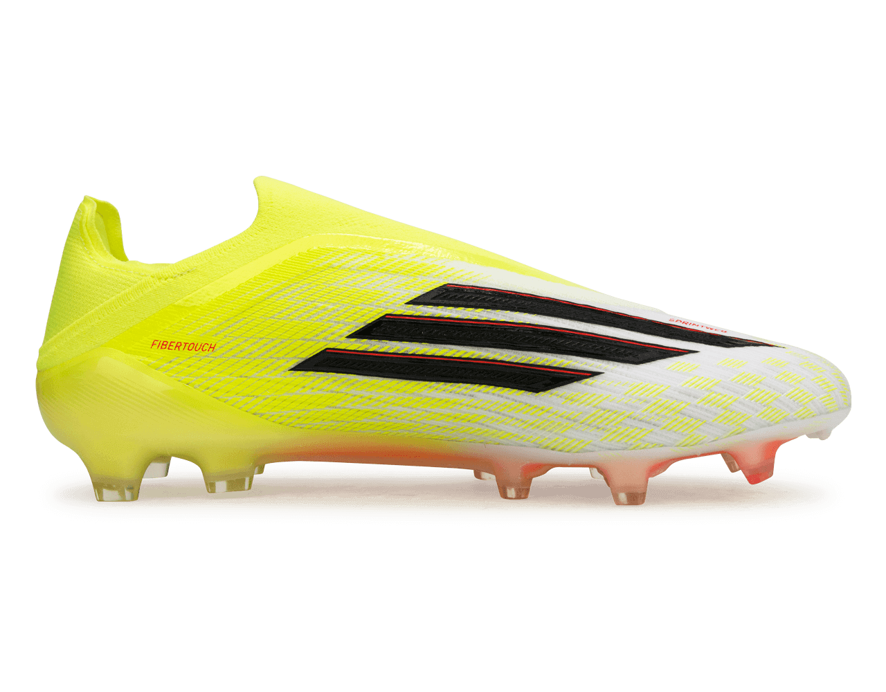 adidas Men's F50 Elite Laceless FG Solar Yellow/Black/Red