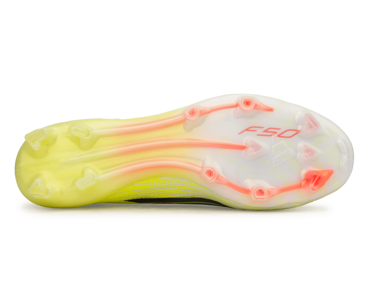 adidas Men's F50 Elite Laceless FG Solar Yellow/Black/Red