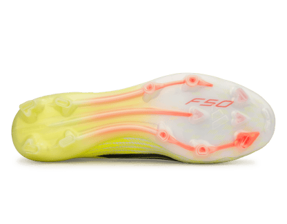 adidas Men's F50 Elite Laceless FG Solar Yellow/Black/Red