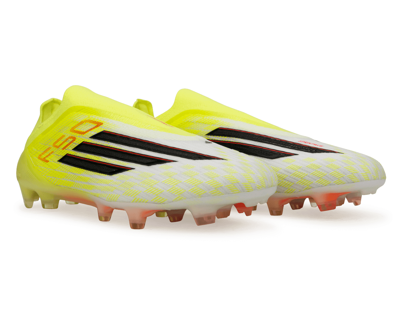 adidas Men's F50 Elite Laceless FG Solar Yellow/Black/Red