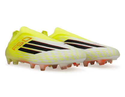 adidas Men's F50 Elite Laceless FG Solar Yellow/Black/Red