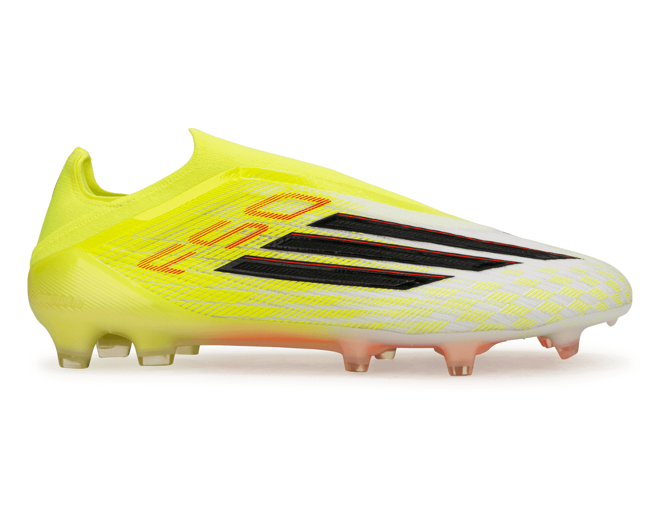 adidas Men's F50 Elite Laceless FG Solar Yellow/Black/Red