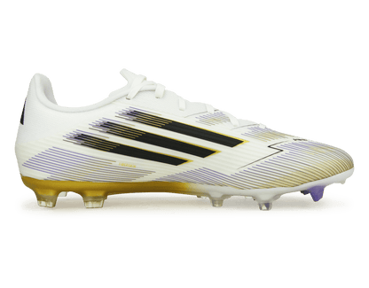 adidas Men's F50 League FG/MG White/Black/Gold