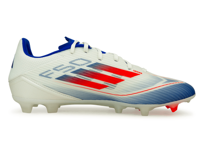 adidas Men's F50 League FG/MG White/Lucid Blue
